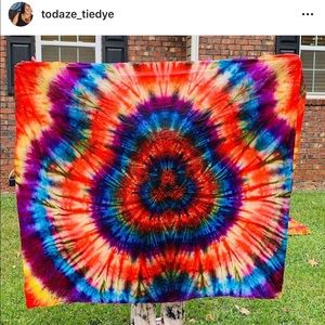 Handmade tie dyed tapestry! SOLD